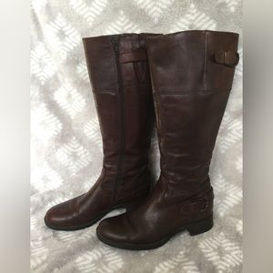 Tall leather Aldo riding boots
